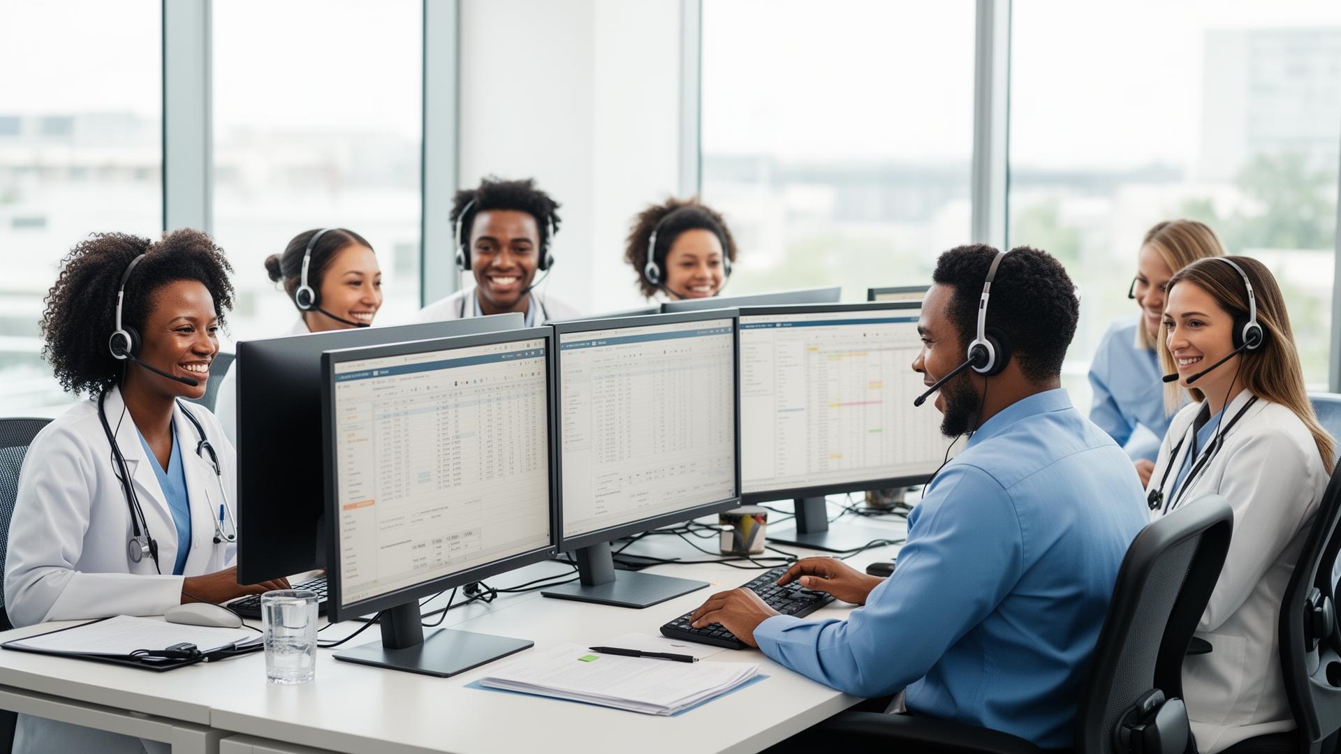 Billing team using the platform